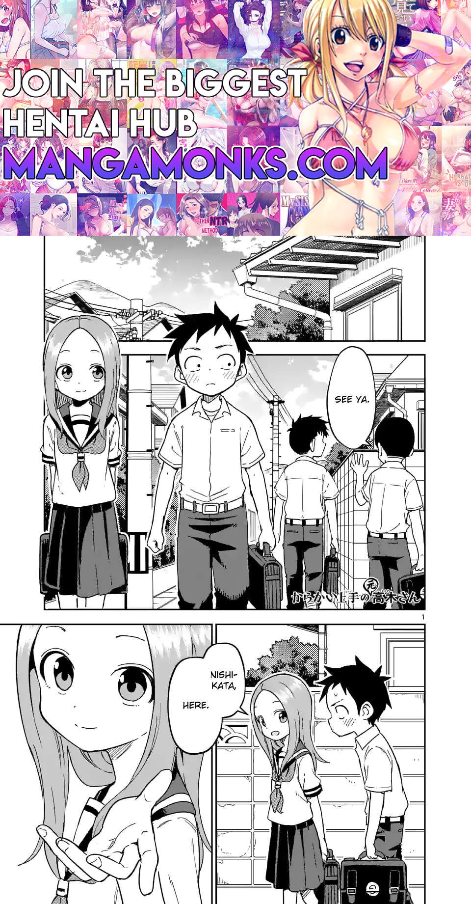 Karakai Jouzu no (Moto) Takagi-san Chapter 299 1